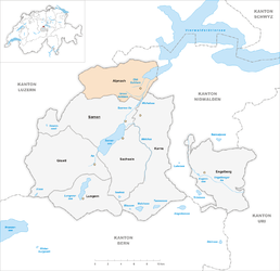 Giswil - Carte