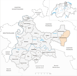 Oberstammheim - Carte