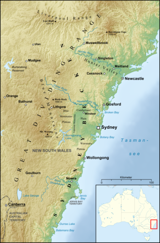 <span class="mw-page-title-main">Sydney Basin</span> Sedimentary basin and region in New South Wales, Australia