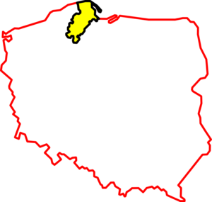 Location of Kashubia in Poland Kashubians in Poland without text.png