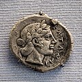 Katane - 461-413 BC - silver tetradrachm - charioteer driving quadriga - head of Apollon - München SMS 01