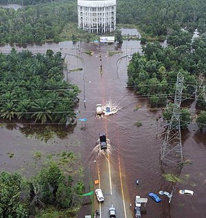 Kuantan during December 2021 Malaysian floods (cropped).jpg