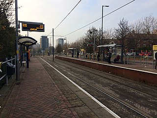 <span class="mw-page-title-main">Ladywell tram stop</span> Manchester Metrolink tram stop