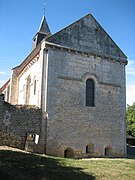 La Celle-Condé. Église Saint-Denis. Chevet.