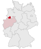 Lokasi Steinfurt di Jerman