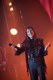 Laleh en su tour del año 2012. Festival Peace & Love en Borlänge.