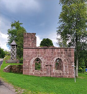 Ruines de l'église abbatiale