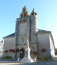 Ang Charish Church sa Saint-Jean-Bunyagte, sa Lannéanou