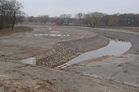 Lober Leine Kanal Einmündung Mulde