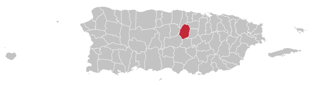 Localização de Corozal em Porto Rico