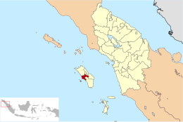 Reggenza di Nias Occidentale – Mappa