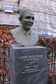 Leonard Wolfson, Baron Wolfson British businessman