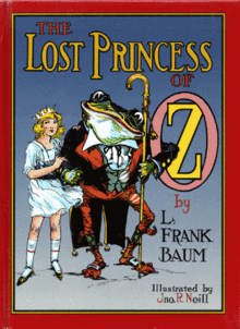 Frogman on the cover of The Lost Princess of Oz Lost princess cover.gif