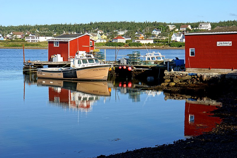 File:Louisbourg harbor, NS.jpg