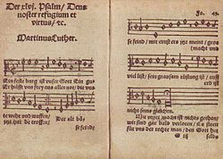 A dal kottája Joseph Klug 1533-as Geistliche Lieder című énekeskönyvében.