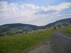 Paysage près de Yavoriv (oblast de Lviv).