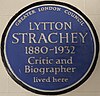 Lytton Strachey 51 Gordon Square ko'k plaque.jpg