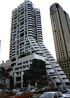 MBf Tower Skyscraper in Penang, Malaysia