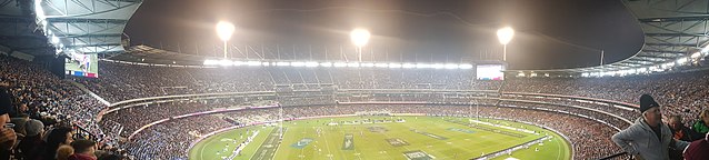 The first of the 2018 games, played at Melbourne Cricket Ground