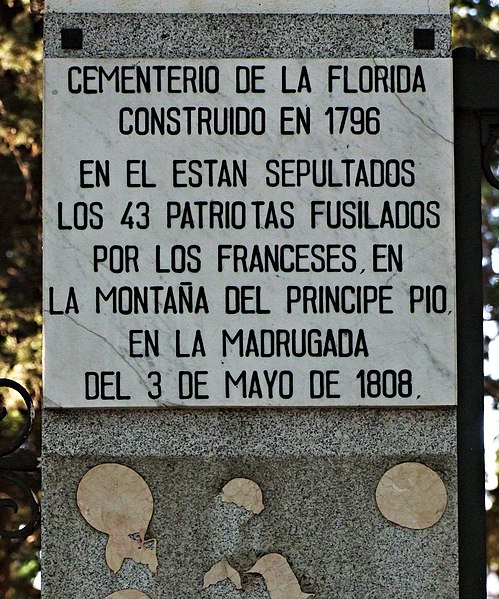 File:Madrid – Cementerio de La Florida – Tres-de-Mayo, Entrada.jpg