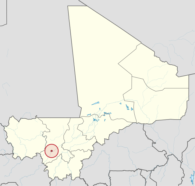 Poziția localității Bamako