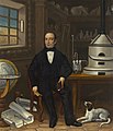 American 19th CenturyMan of Science1839oil on canvasoverall: 99.7 x 85 cm (39 1/4 x 33 7/16 in.)framed: 108.6 x 94 x 5 cm (42 3/4 x 37 x 1 15/16 in.)Gift of Edgar William and Bernice Chrysler Garbisch1971.83.8