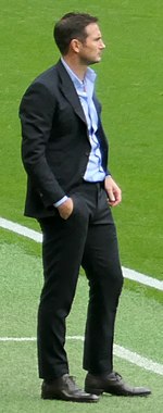Lampard managing Chelsea in 2019
