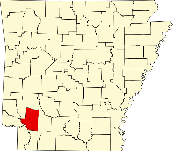 صورة:Map of Arkansas highlighting Hempstead County.svg