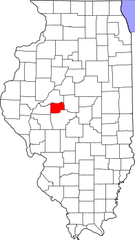 Map of Illinois highlighting Menard County.svg