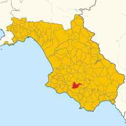 Vallo della Lucania - Localizazion