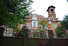 The listed building near Twickenham and Isleworth where the college was from 1946 Maria Grey Training College (geograph 2600290).jpg