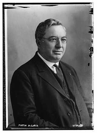 <span class="mw-page-title-main">Martin L. Lueck</span> American lawyer and politician (1872–1926)