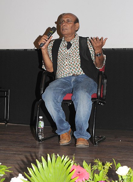 File:Master Class by the Art of story writing in Cinema-Buddhadeb Das Gupta, Film Maker, at the 45th International Film Festival of India (IFFI-2014), in Panaji, Goa on November 27, 2014.jpg