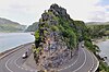 Maconde curved road in Baie du Cap