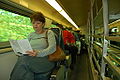 The interior view inside an original WeGo Star passenger coach