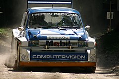 The MG Metro 6R4 was developed by Williams for the 1986 World Rally Championship