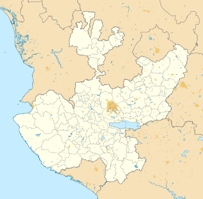 Mexico Jalisco location map (urban areas).svg