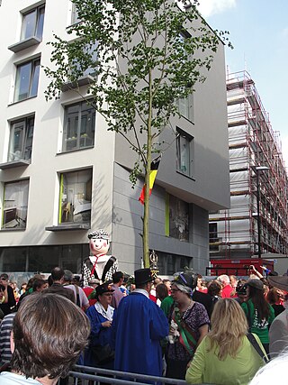 <span class="mw-page-title-main">Meyboom</span> Oldest tradition in Brussels, Belgium