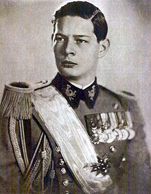 Le roi Michel Ier de Roumanie vers 1940