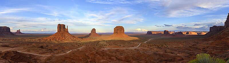 Monument Valley in Arizona, Navajo territory.