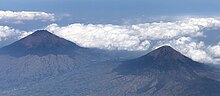 A photo of Mount Sumbing (left) and Mount Sindoro (right) taken from a plane Mt.Sumbing&Sindoro.jpg