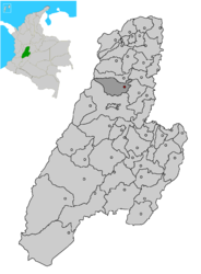 Anzoátegui – Mappa