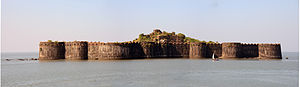 View of the fort from land