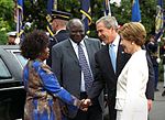 Thumbnail for File:Mwai Kibaki &amp; wife at White House, October 2003.jpg