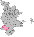 Deutsch: Lage der Gemarkung 3457 in Nürnberg