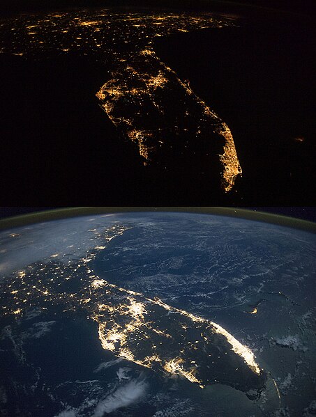 File:NASA image merge, Florida from space.jpg