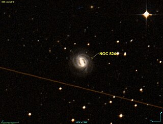 <span class="mw-page-title-main">NGC 824</span> Galaxy in the constellation Fornax