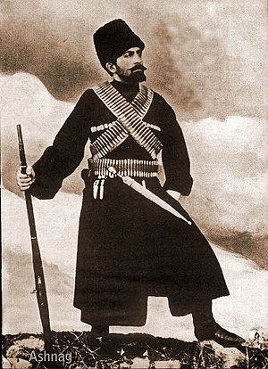 Nagorno Karabakh guerilla fighter Grigor Tumiants, early 20th century.jpg