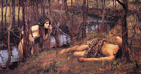 Naiad tai Ila nymfin kanssa 1893