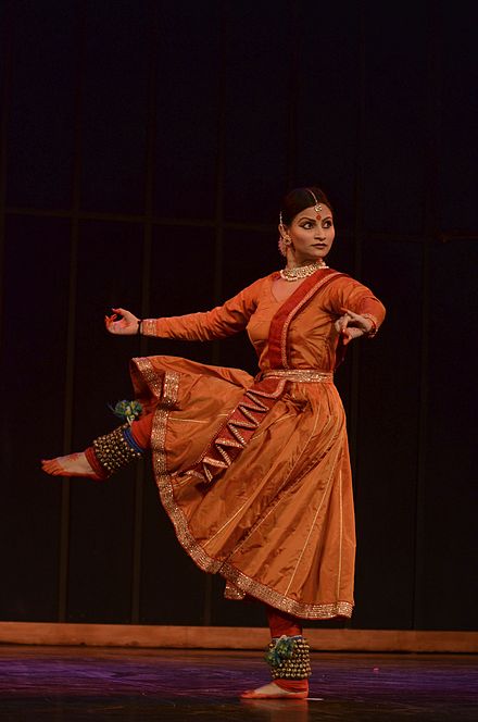 Kathak dancer Namrata Rai performing with 400 Ghungroos